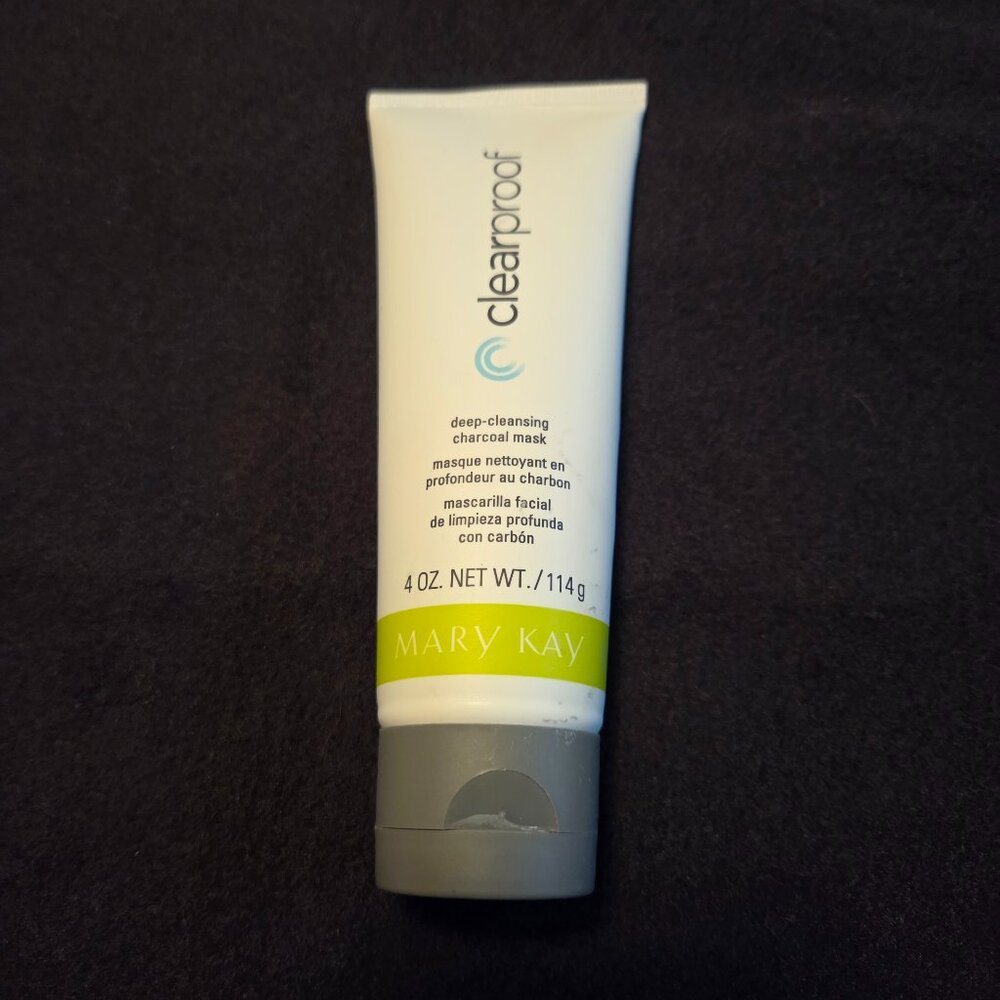 Mary Kay Clearproof Deep Cleaning Charcoal Mask 4 oz. New Without Box